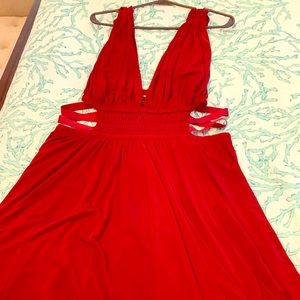 Red goddess dress - Express - never worn